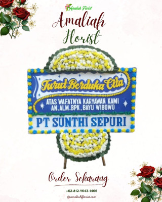 Papan Bunga Duka di Waplau